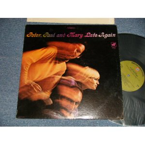 画像: PP&M PETER PAUL & MARY - LATE AGAIN (Ex+++/MINT-) / 1968 US AMERICA ORIGINAL 1st Press "GREEN with W7 Label" "STEREO" Used LP