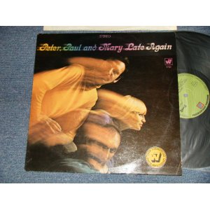 画像: PP&M PETER PAUL & MARY - LATE AGAIN (Ex+++/Ex+++, Ex+++ Looks:Ex+) / 1968 UK ENGLAND ORIGINAL 1st Press "GREEN with W7 Label" "STEREO" Used LP