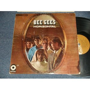 画像: BEE GEES - HORIZONTAL (Matrix #A) ST-C-671199-AA  MR  B) ST-C-671200-AA  MR) "MO / MONARCH Press in LOS ANGELESin CA." (Ex/VG++) /  1968 US AMERICA ORIGINAL "PURPLE & BROWN Label"  "With ADDRESS Credit Label Bottom" Used  LP