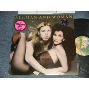 画像: ALLMAN AND WOMAN (GREGG ALLMAN : The ALLMAN BROTHERS BAND + CHER) - TWO THE HARD WAY (Ex++/MINT-) /1977 US AMERICA ORIGINAL "PROMO" Used LP 