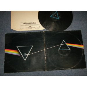 画像: PINK FLOYD - THE DARK SIDE OF THE MOON (Matrix #A)SHVL 804 A-10 MRA HARRY B)SHVL 804 B-9 AAP HTM) (Ex++/Ex+++ B-1:Ex++) / 1973 UK ENGLAND ORIGINAL "2nd Press Label/BLUE RIM" Used LP