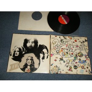 画像:  LED ZEPPELIN -  III ( Matrix #A)2401002 A-5   1 2 1 1 Do what thou wilt　 B)2401002 B-5   2 1 1 1   So mote it be) (Ex++/Ex+++, B-4,5:Ex) / 1971 UK ENGLAND  ORIGINAL "1st Press RED & PLUM Label"  Used LP  