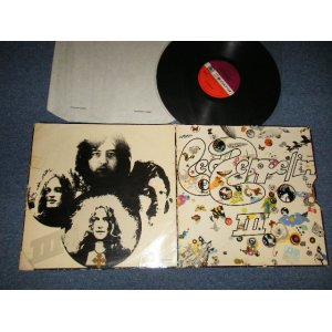 画像:  LED ZEPPELIN -  III ( Matrix #A)2401002 A-7  OPL  1111 Do what thou wilt　 B)2401002 B-5   1515  So mote it be) (Ex+/Ex+ Looks:Ex++ Cuton BC) / 1971 UK ENGLAND  ORIGINAL "1st Press RED & PLUM Label"  Used LP  