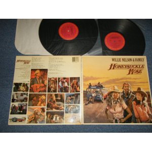 画像: WILLIE NELSON & FAMILY - HONEYSUCKLE ROSE (Original Soundtrack) (Ex+++/MINT-) / 1980 US AMERICA  ORIGINAL Used  2-LP's