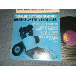 画像: MARTHA and The VANDELLAS - COME AND GET THESE MEMORIES (Ex++/Ex++ Looks:Ex+++ TapeSeam) / 1963 US AMERICA ORIGINAL "MONO" Used LP