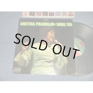 画像: ARETHA FRANKLIN - SOUL '69 (Matrix #A)ST-A-681481-AA MR CJAT ▵12787 B)ST-A-681482-AA MR CJ LW AT ▵12787-x) "MO/MONARCH Press in L.A. in CA" (Ex+++/MINT-) / 1969 US AMERICA ORIGINAL 1st Press "GREEN & RED with 1841 BROADWAY Label" Used LP 　