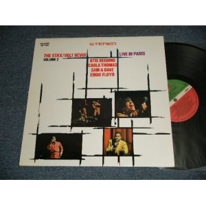 画像: v.a. Omnibus ( OTIS REDDING, CARLA THOMAS, SAM & DAVE, EDDIE FLOYD)   - THE STAX/VOLT REVUE VOLUME 2 LIVE IN PARIS (Ex+++/MINT-) / CANADA REISSUE "GREEN & RED Label" Used LP   