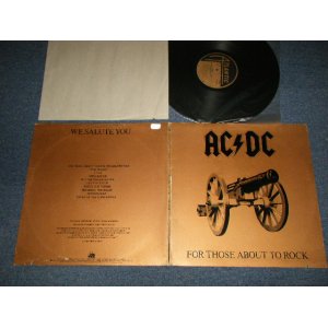 画像: AC/DC - FOR THOSE ABOUT TO ROCK (Ex++/Ex+++) / 1981 US AMERICA "2nd Press Label" Used LP 