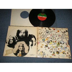 画像: LED ZEPPELIN -  III (Matrix #A)ST-A-702005-C LW B)ST-A-702006-C A3)  "PR/PRESSWELL press in ANCORE in NEW JERSEY"(Ex++/MINT-) / 1970 US AMERICA ORIGINAL "RECORD CLUB OF AMERICA Release" 1st Press '1841 BROADWAY' Label" Used LP With Original Inner sleev