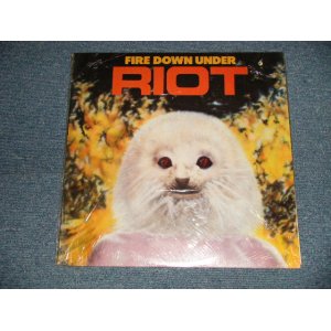 画像: RIOT - FIRE DOWN UNDER (SEALED) / 1981 US AMERICA ORIGINAL "BRAND NEW SEALED" LP