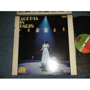 画像: ARETHA FRANKLIN - ARETHA IN PARIS  (MATRIX #A)ST-A-681373-1A CT T B)ST-A-681374-1A CT T)  "CT/TERRE HAUTE Press in INDIANA"(Ex++/Ex+++, Ex++ CutOut)  / 1968 US AMERICA  1st press "RED & Green Label" "1841 BROADWAY Label" Used LP  