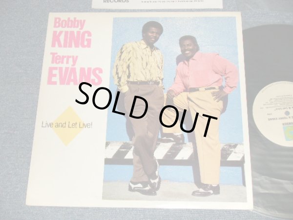 画像1: BOBBY KING / TERRY EVANS - LIVE AND LET LIVE! (MINT-/MINT-) / 1988 US AMERICA ORIGINAL Used LP