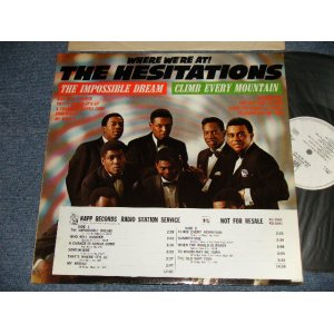 画像: THE HESITATIONS - WHERE WE'RE AT! (Ex+++/MINT-) / 1968 US AMERICA ORIGINAL "WHITE LABEL PROMO" MONO Used LP 