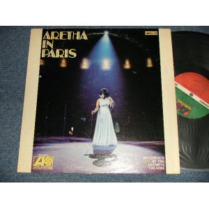 画像: ARETHA FRANKLIN - ARETHA IN PARIS (Matrix #A)ST-A-681373-BB MR LW AT △12410 B)ST-A-681374-BB MR LW AT △12410-x 1)"MO / MONARCH Press in CA"(Ex+/Ex++ Looks:Ex+ EDSP)  / 1968 US AMERICA  ORIGINAL 1st press "RED & Green Label" "1841 BROADWAY Label" Used LP  