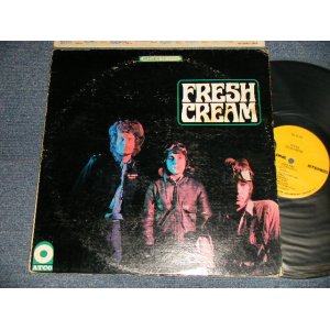 画像: CREAM - FRESH CREAM (Ex/VG+++ WOL, EDSP) / 1969 Version US AMERICA 2nd Press "YELLOW with1841 BROADWAY Label" STEREO Used LP 