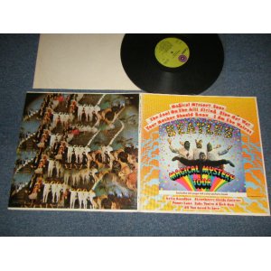 画像: THE BEATLES -  MAGICAL MYSTERY TOUR (Matrix #A)SMAL-1-2835-F-4 ✲ B)SMAL-2-2835-B-2 ✲) "LOS ANGELES Press in CA" (Ex+++/Ex++ A-5,6:Ex) / 1969 Version US AMERICA "LIME GREEN Label" Used LP