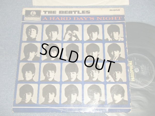 画像1: 's THE BEATLES - A HARD DAYS NIGHT (Matrix #A)XEX-481-3N  2 TA B)XEX-482-3N  3 TD)(Ex/VG+++ SWOFC) /1964 UK ENGLAND ORIGINAL "YELLOW PARLOPHONE Label" MONO Used LP