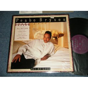 画像: PEABO BRYSON - ALL MY LOVE (With CUSTOM INNER) (Ex+++/MINT- STOFC) / 1989 US AMERICA ORIGINAL Used LP