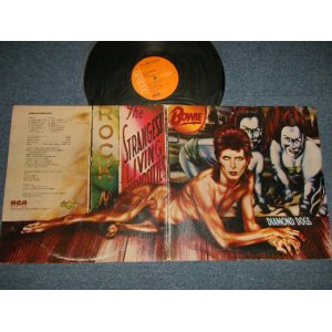 画像: DAVID BOWIE - DIAMOND DOGS (Matrix #A)CPL1-0576A 1S STERLING B)CPL1-0576B 3S STERLING) "RCA RECODS PRESSING PLANT Press in INDIANAPOLIS" (Ex+/MINT-) / 1974 US AMERICA ORIGINAL "ORANGE Label" Used LP 