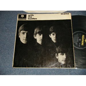 画像: THE BEATLES - WITH THE BEATLES (Matrix #A)1N 1 PT B)1N 1 GHR ) "Jacket:GOTTA HOLD" Label: GOT A HOLD"/"Dominion") (Ex+, VG++\Ex++ Looks:Ex) / 1963 UK ENGLAND ORIGINAL "YELLOW PARLOPHONE" MONO Used LP