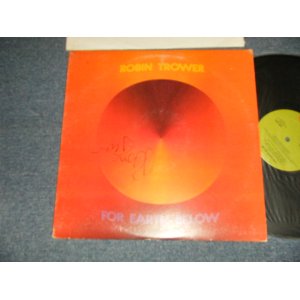 画像: ROBIN TROWER - FOR EARTH BELOW (With AUTOGRAPHED/SIGNED 直筆サイン) (Ex/Ex+++) / 1975 US AMERICA  ORIGINAL Used LP