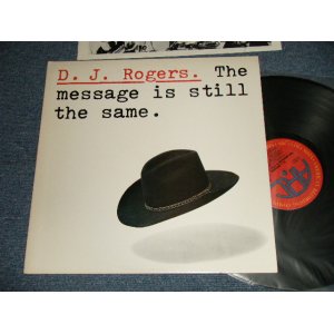 画像: D.J. ROGERS - MESSAGE IS STILL THE SAME (Ex+++/MINT-) / 1980 US AMERICA ORIGINAL Used LP