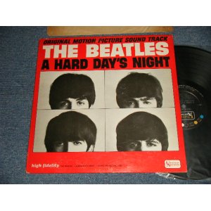 画像: THE BEATLES - A HARD DAYS NIGHT (Sound Track) ( Matrix #A)UAL 3366A-1AH   B)UAL 3366B-1AK) (Ex++/Ex+++ Looks:Ex+++) / 1964 US AMERICA ORIGINAL 1st Press "BLACK with 'UNITED'in GOLD,'ARTISTS' in WHITE Label" MONO Used LP