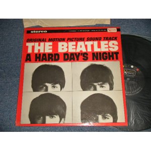 画像: THE BEATLES - A HARD DAYS NIGHT (Sound Track) (Matrix #A)UAS 6366-A 1D   B)UAS 6366-B 1C) (Ex++/MINT) / 1964 US AMERICA ORIGINAL 1st Press "BLACK with 'UNITED' in GOLD,'ARTISTS' in WHITE Label" STEREO Used LP