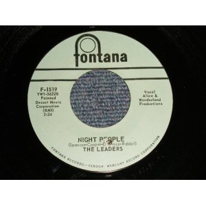 画像: The Leaders - A)Night People   B)Love Will Find A Way (Ex++/Ex++ BB) / 1965 US AMERICA ORIGINAL Used 7" 45rpm SINGLE 