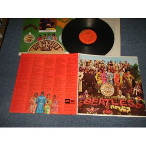 画像:  BEATLES  - SGT PEPPERS LONELY HEARTS CLUB BAND(With Cut Outs) (Matrix #A)SMAS-1-2653-A-37 ・MASTERED BY CAPITOL CJ ＊ B)SMAS-2-2653-A-49 ・MASTERED BY CAPITOL CJ＊) "LOS ANGELES Press in CA"  (Ex+++/Ex+++ Looks:MINT-) / 1975 Version US AMERICA REISSUE "ORANGE Labe" Used LP 