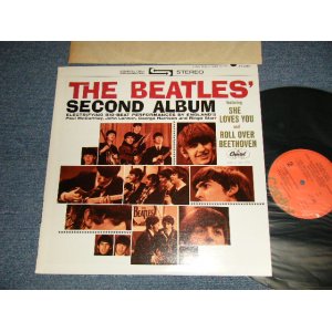 画像: THE BEATLES - SECOND ALBUM (Matrix #A)ST-1-2080-G25 →dc MASTERED BY CAPITOL  B)ST-2-2080-G29・ A 60802 ＊ MASTERED BY CAPITOL)  "LOS ANGELES BPress in CA" (MINT-/MINT- TEAROL)  / 1975 Version US AMERICA REISSUE "ORANGE Label" Used LP 