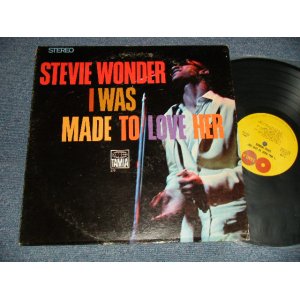 画像: STEVIE WONDER -  I WAS MADE TO LOVE HER (Ex++/Ex+ Looks:MINT-) / 1967 US AMERICA ORIGINAL"1st press GLOBE Label" STEREO Used LP