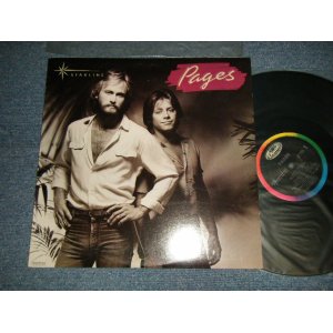 画像: PAGES - PAGES (Ex+++/MINT-) / Late 1981 Version US AMERICA 2nd Press "New BLACK with RAINBOW Label" Used LP