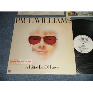 画像: PAUL WILLIAMS - A LITTLE BIT OF LOVE (With INSERTS) (A)S2 B)S2   "SANTAMARIA Press in CA") (Ex++/Ex+++ Looks:MINT- BB for PROMO) / 1974 US AMERICA ORIGINAL "WHITE LABEL PROMO" Used LP 