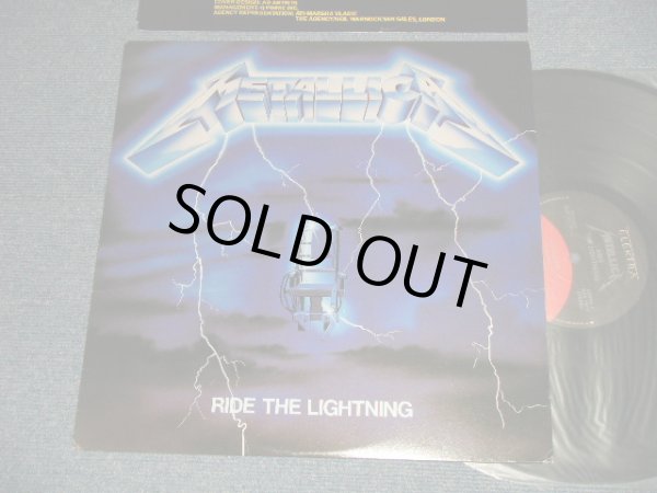 画像1: METALLICA - RIDE THE LIGHTNING (With CUSTOM INNER SLEEVE) (Matrix # A)STE-60396-A-3 1-3 [SRC logo] MASTERDISK HW B)STE-60396-B-3 MASTERDISK HW [SRC logo])  "SRC/SP: SPECIALTY RECORDS Press in OLYPHANT in PHILADELPHIA" (Ex++/MINT-) / 1984 Version US AMERICA REISSUE (1st ISSUED from ELEKTRA) Used LP