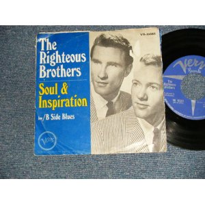 画像: The RIGHTEOUS BROTHERS - A)SOUL INSPIRATION   B)BLUES  (VG++/Ex+++) / 1966 US AMERICA ORIGINAL Used 7" 45 rpm Single with PICTURE SLEEVE