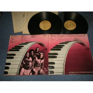 画像:  BRIAN AUGER'S OBLIVION EXPRESS - LIVE OBLIVION Vol.2 (INDIANAPOLIS Press) (Ex++/Ex+++ CUT OUT, EDSP) /1976 US AMERICA ORIGINAL "TAN Label" Used 2-LP's 