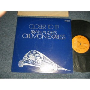 画像: BRIAN AUGER'S OBLIVION EXPRESS - CLOSER TO IT! (Ex++/Ex+)  / 1973 US AMERICA ORIGINAL "ORANGE Label" Used LP 