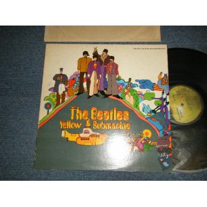 画像:  BEATLES  - YELLOW SUBMARINE (Matrix #A)SW-1-153-A-3：→　＊ 2 B)SW-2-153-A-A-3：→　＊)  "CAPITOL, LOS ANGELES Press in CA"  (Ex+/Ex+++ Looks:Ex++) / 1969 US AMERICA ORIGINAL "CAPITOL logo on Label Bottom" Used LP 