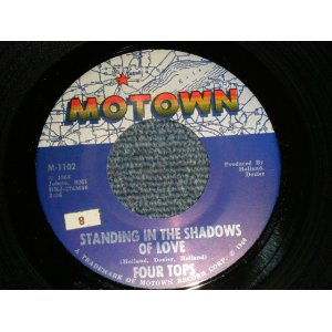 画像: FOUR TOPS - A)STANDING IN THE SHADOWS OF LOVE   B)SINCE YOU'VE BEEN GONE (A)Ex++/B)Ex++ STOL) / 1966 US AMERICA ORIGINAL Used 7" SINGLE 