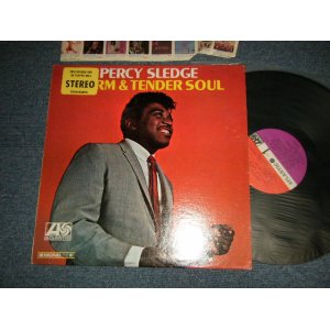 画像: PERCY SLEDGE - WARM AND TENDER SOUL (Ex++/Ex++ A-3,4:Ex EDSP) / 1966 US AMERICA ORIGINAL 1st Press "RED & PLUM With BLACK FUN on RIGHT SIDE" Label MONO Used LP 