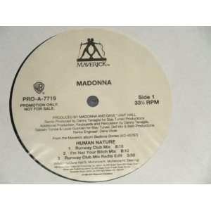 画像: MADONNA -  HUMAN NATURE (NEW) / 1994 US AMERICA ORIGINAL "PROMO ONLY" "BRAND NEW" 12" 