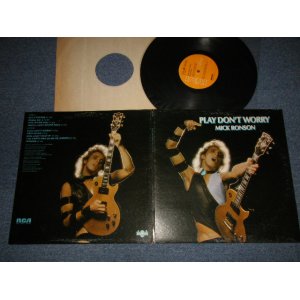 画像: MICK RONSON - PLAY DON'T WORRY (Ex++/Ex+++ Looks:Ex) / 1975 US AMERICA ORIGINAL "ORANGE Label" Used LP 