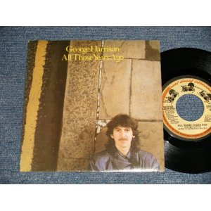 画像: GEORGE HARRISON (THE BEATLES) - ALL THOSE YEARS AGO  A)MONO  B)STEREO (Ex+++/MINT-) / 1981 US AMERICA  ORIGINAL "PROMO ONLY SAME FLIP" Used 7" Single with PICTURE SLEEVE