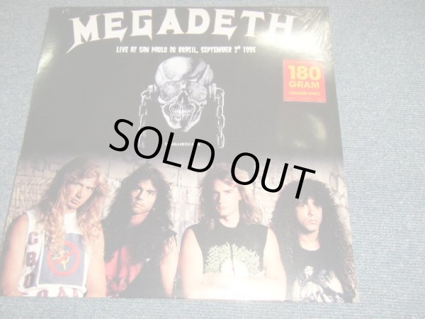 画像1: MEGADETH -  Live At San Paolo Do Brasil, September 2nd 1995 (SEALED) 2017 EUROPE ORIGINAL "180 Gram" "COLOR WAX" "BRANF SEALED" LP