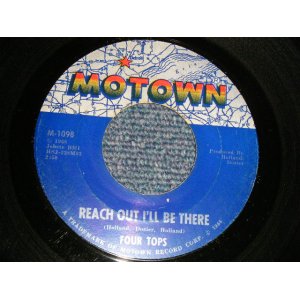 画像: FOUR TOPS - A)Reach Out I'll Be There   B)Until You Love Someone (Ex-/Ex-) / 1966 US AMERICA ORIGINAL Used 7" SINGLE 