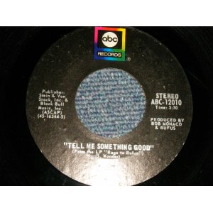 画像: RUFUS （with CHAKA KHAN) - A)TELL ME SOMETHING GOOD  B)SMOKIN' ROOM (Ex++/Ex++) / 1974 Version US AMERICA RE-PRESS Usd 7" Single