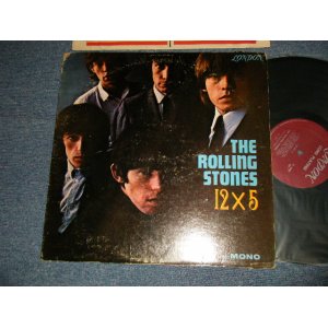 画像: THE ROLLING STONES - 12 x 5 (Matrix #A)MR  ARL-6493-1E △7163 B)MR  ARL-6494-1E △7163-X)  "MONARCH Press in CA" (Ex/Ex++ EDSP) / 1964 US AMERICA ORIGINAL "MAROON with Unboxed LONDON on TOP Label" MONO Used LP  