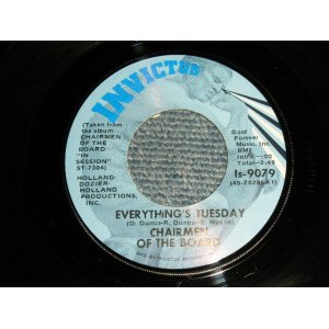 画像: CHAIRMEN OF THE BOARD - A)EVERYTHING'S TUESDAY   B)PATCHES (Ex+++/Ex+++  STOL)  / 1970 US AMERICA ORIGINAL  Used 7" 45 rpm Single  