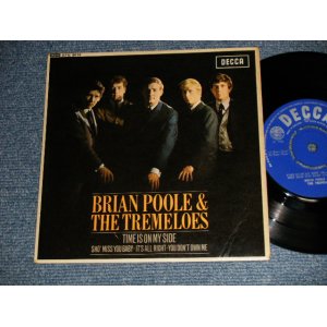 画像: BRIAN POOLE and THE TREMELOES - TIME IS ON MY SIDE (Ex++/Ex+++, B-1:Ex+)/ 1965 UK ENGLAND ORIGINAL 7" 45rpm EP with PICTURE SLEEVE